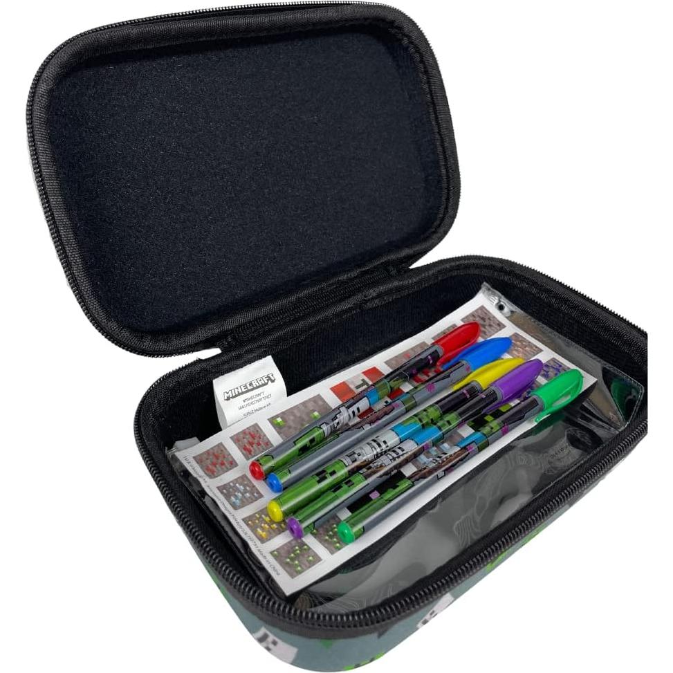 Estuche de Lápices Minecraft Diseño Innovador 22.9x12.7 cm