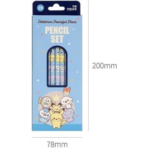 Lápices de Madera Pikachu 2B Hexagonal - Paquete de 10