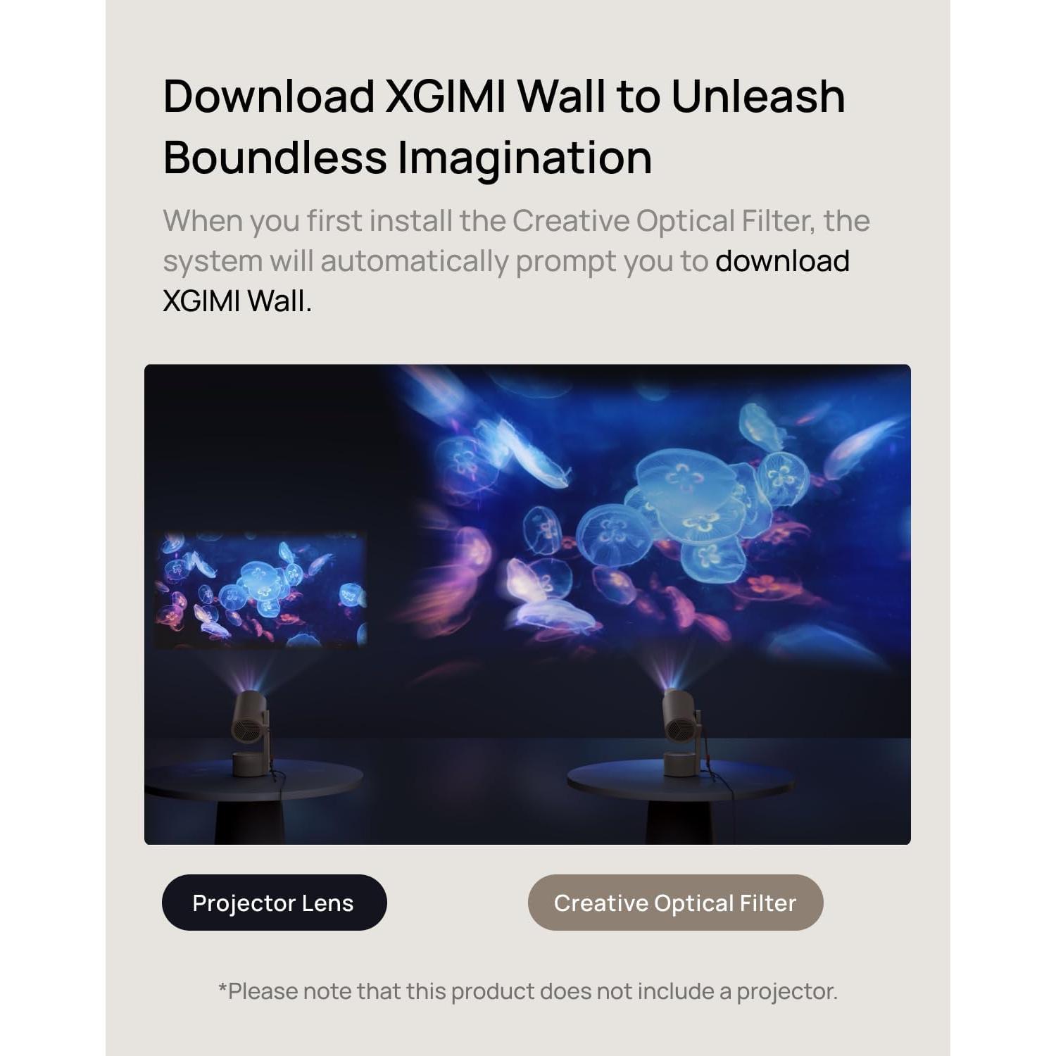 Filtro Óptico Creativo XGIMI para MoGo 3 Pro - Portátil
