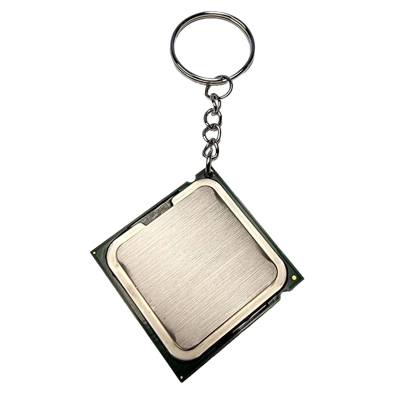 Llavero de Procesador de CPU Reciclado - Accesorio Sostenible
