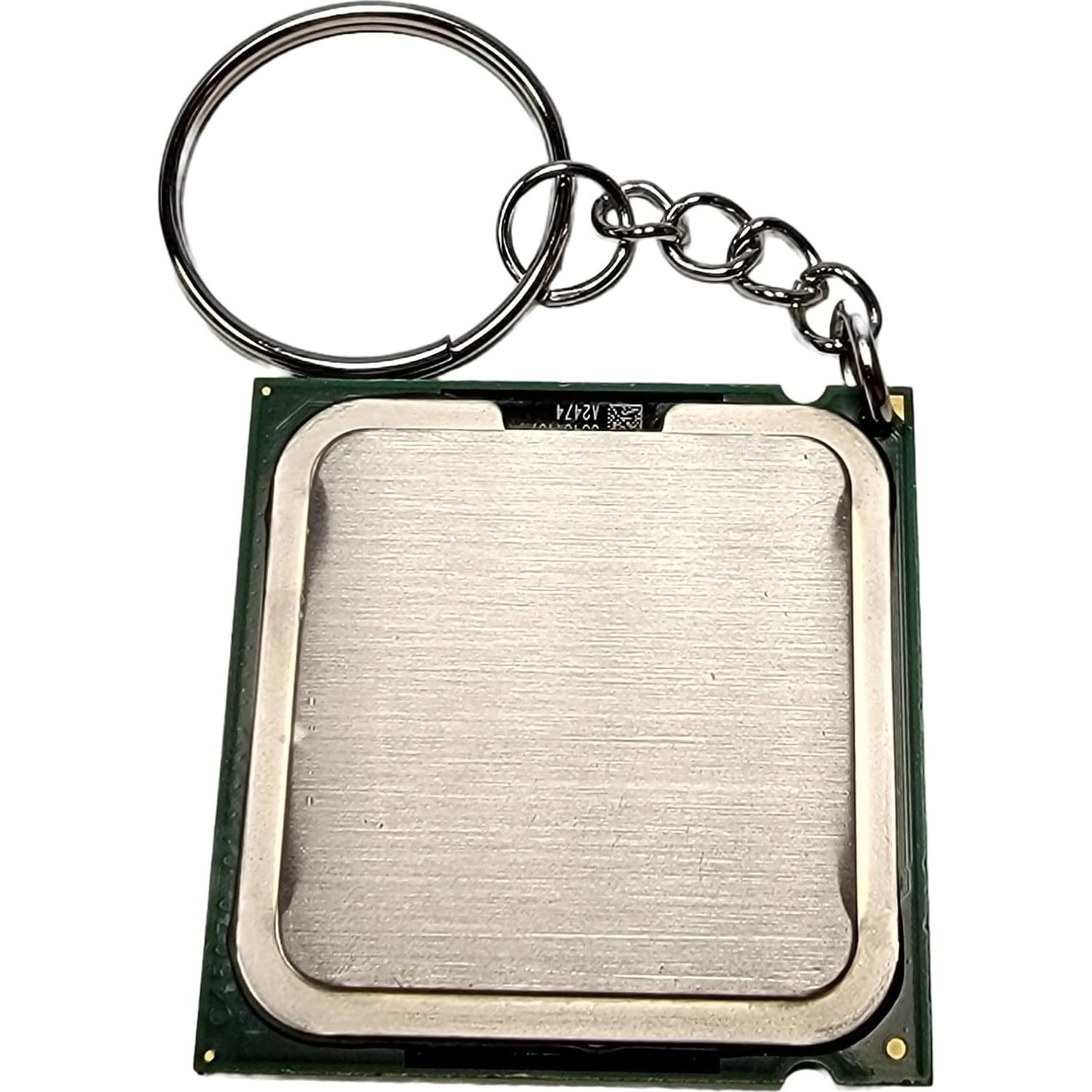 Llavero de Procesador de CPU Reciclado - Accesorio Sostenible