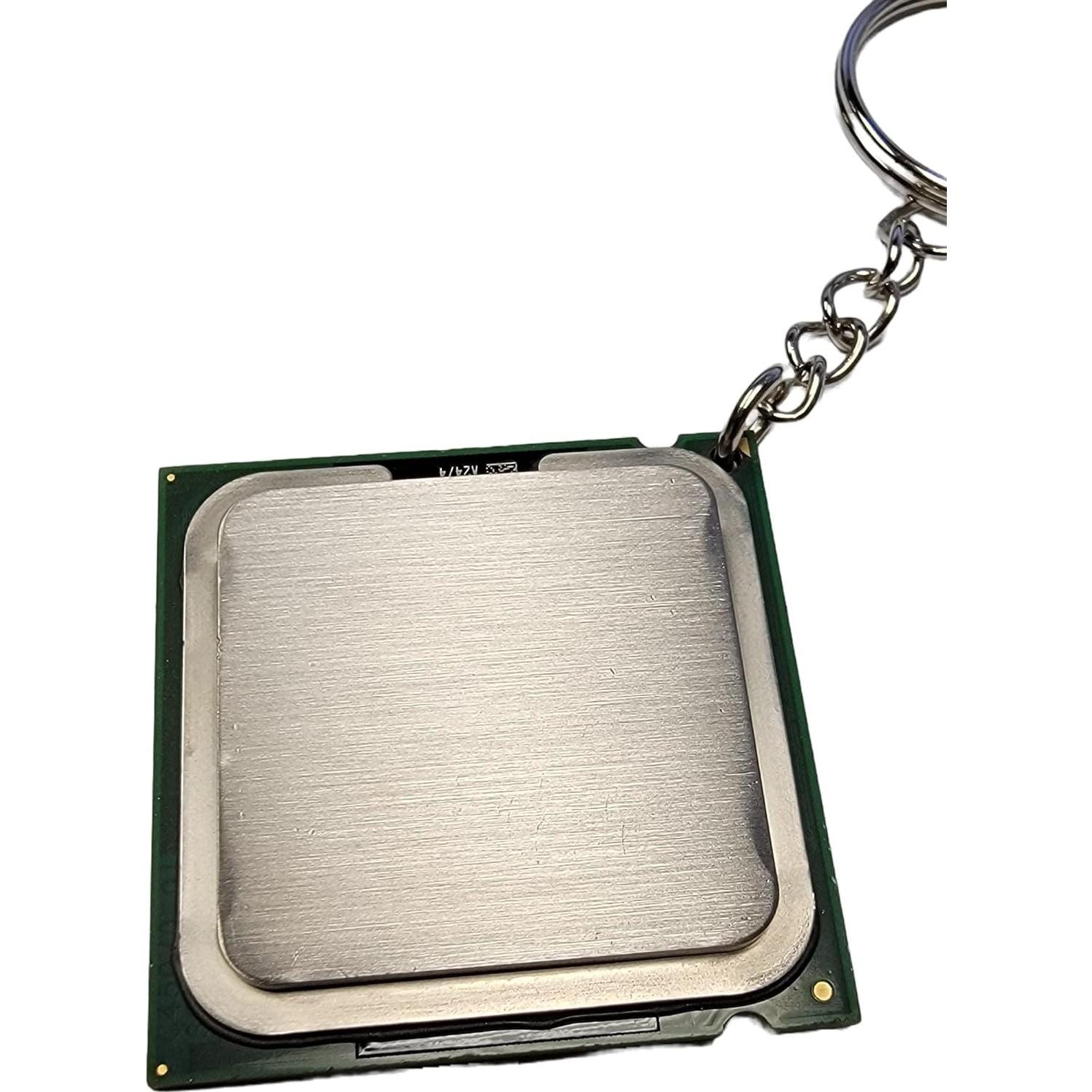 Llavero de Procesador de CPU Reciclado - Accesorio Sostenible