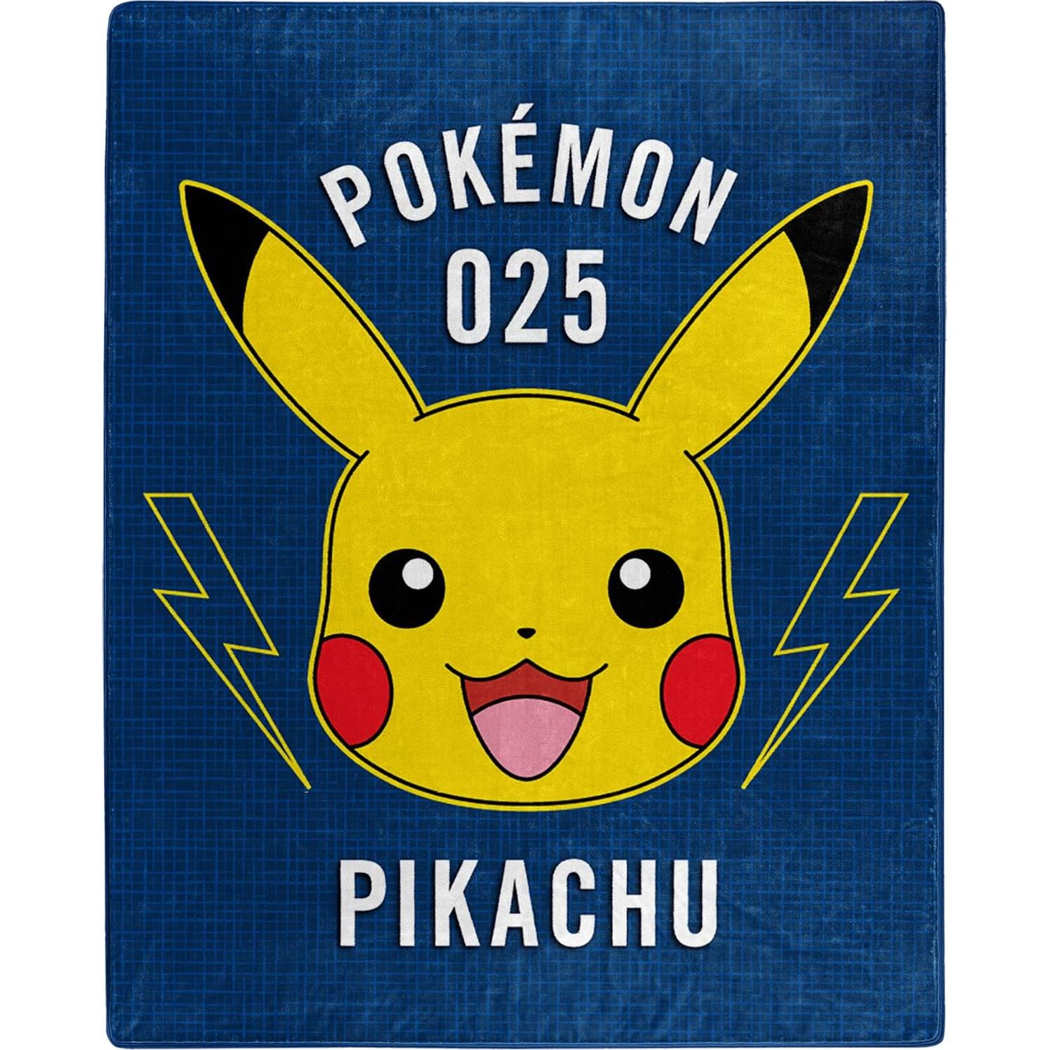 Manta de Lana Sherpa Pikachu Northwest 127 x 152 cm