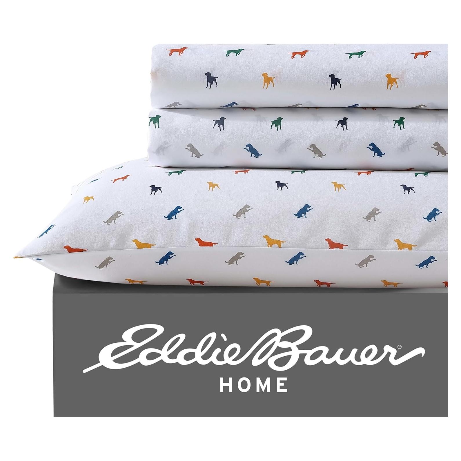 Sábanas Queen Eddie Bauer Niños Buddy el Perro Microfibra