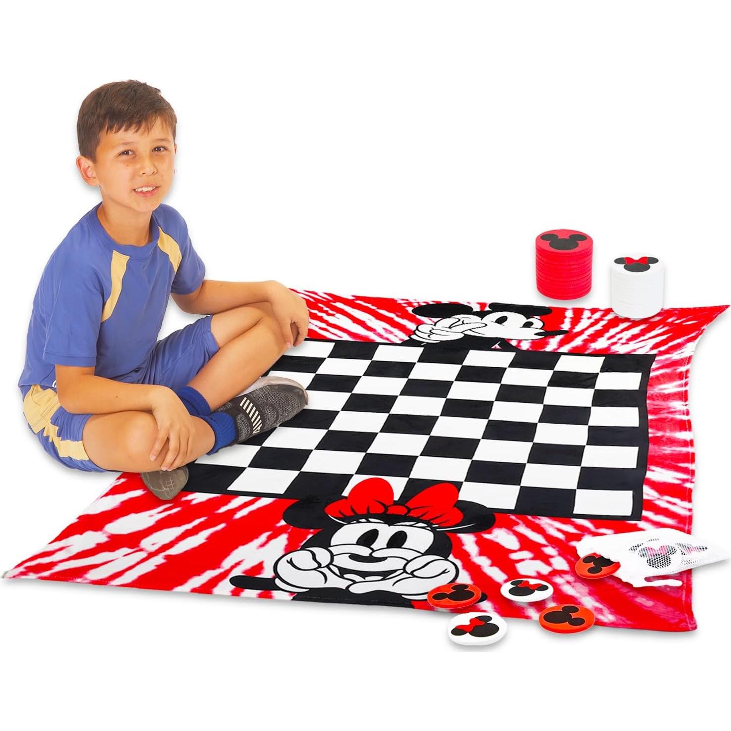 Manta de Juego de Tablero Mickey Mouse 228.6x152.4 cm con Stickers