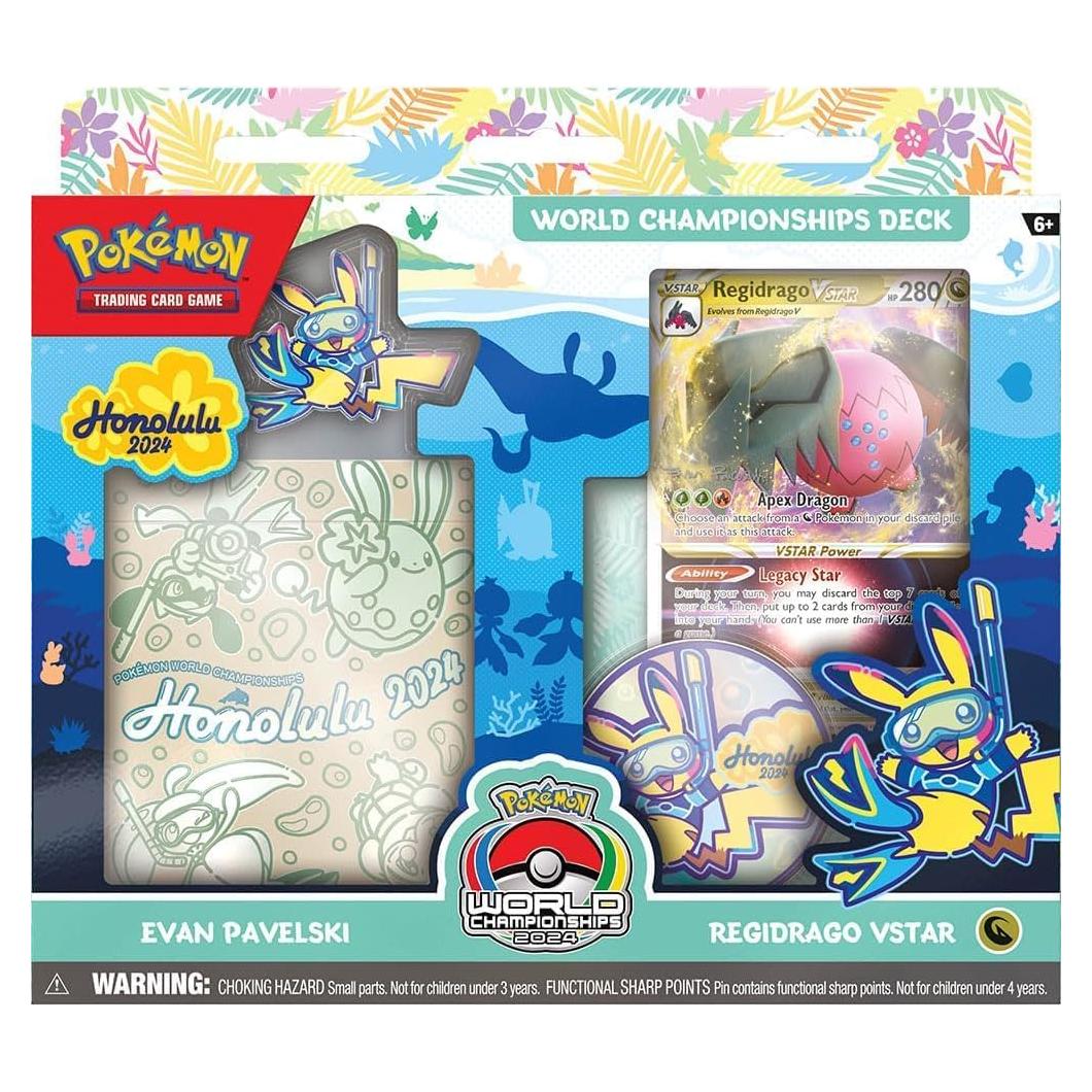 Baraja Campeonato Mundial Pokémon TCG 2024 - 60 cartas