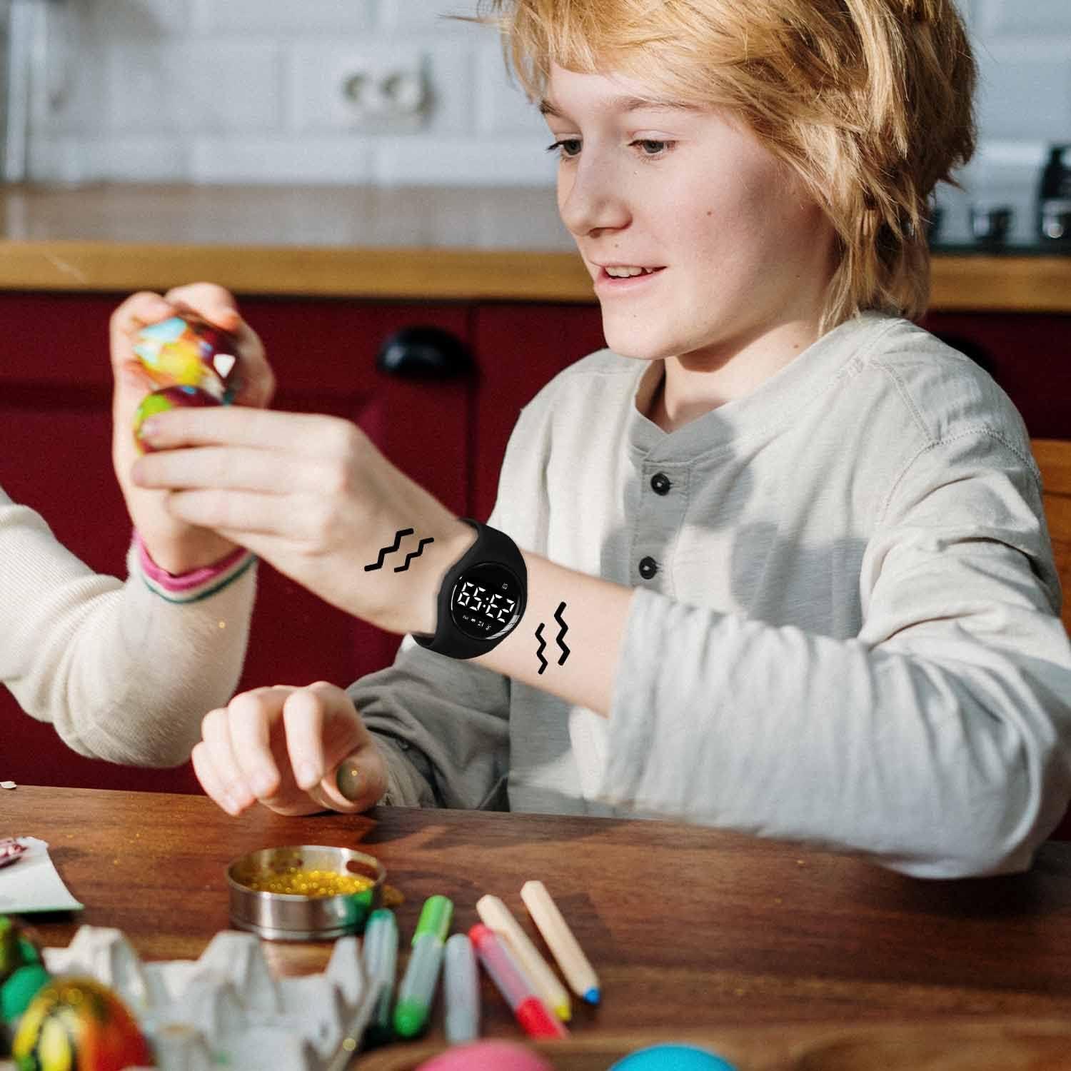 Reloj Digital Bomieux para Niños 5-15 Años con Podómetro