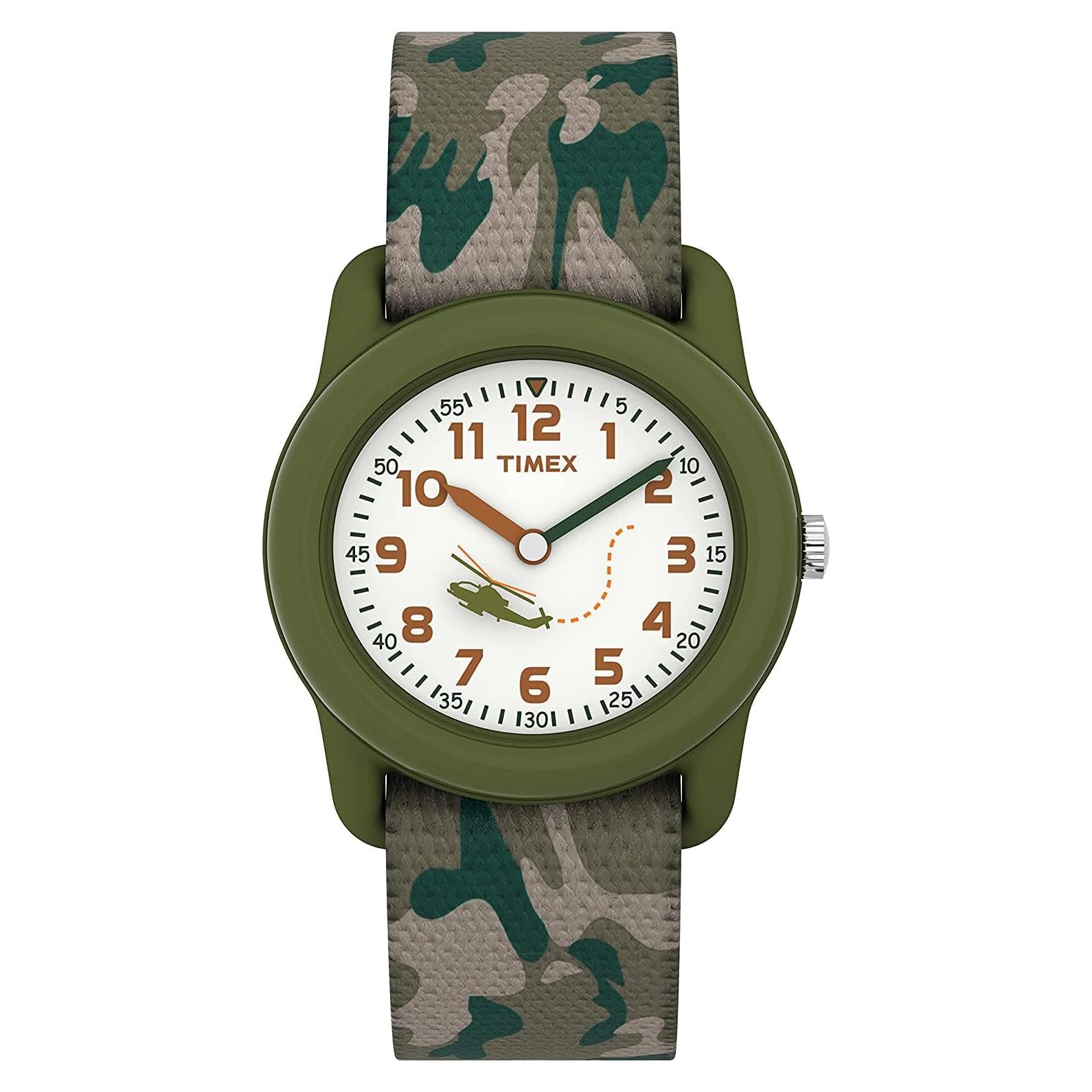 Reloj Infantil Timex TIME Machines 29mm Verde Camuflaje