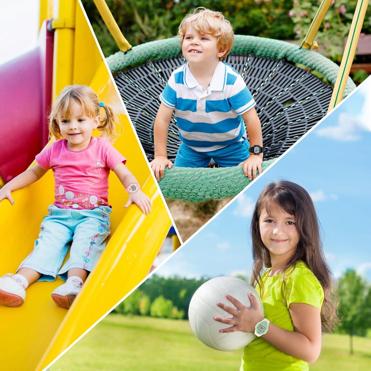 Reloj Digital Infantil Viecaeio Impermeable para Deportes 3-8 Años