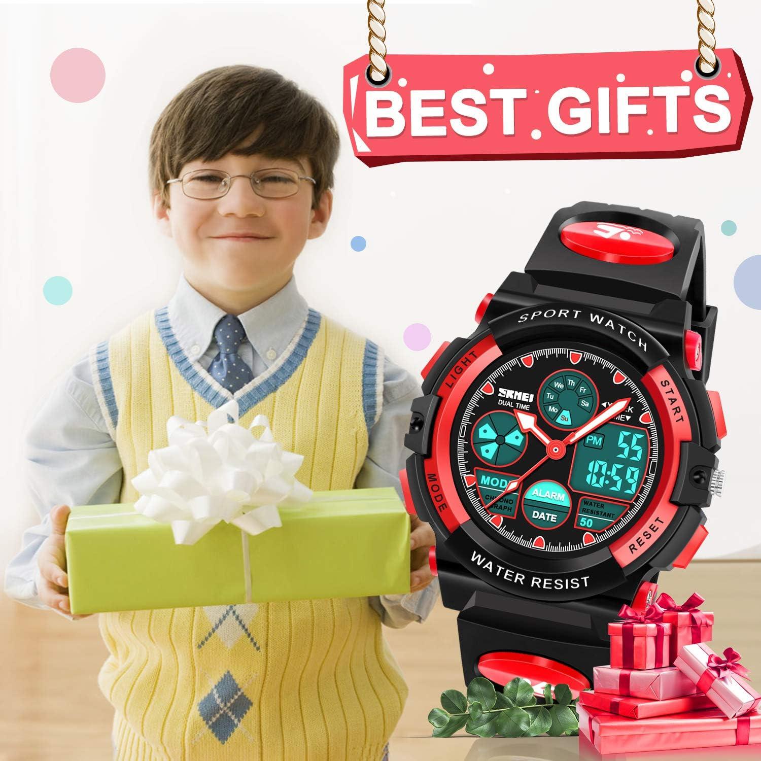 Reloj Digital Deportivo Impermeable Dodosky para Niños Rojo