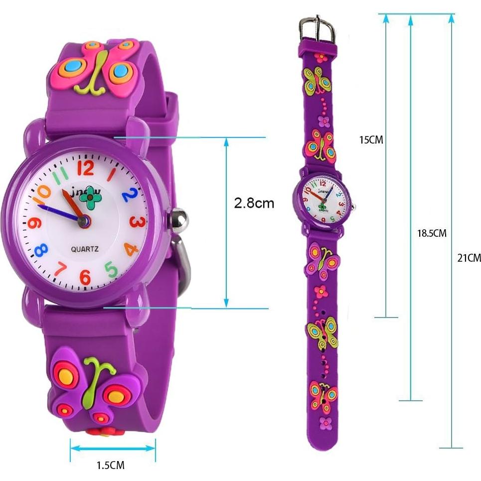 Reloj Infantil Dodosky Mariposa Púrpura 3-12 Años