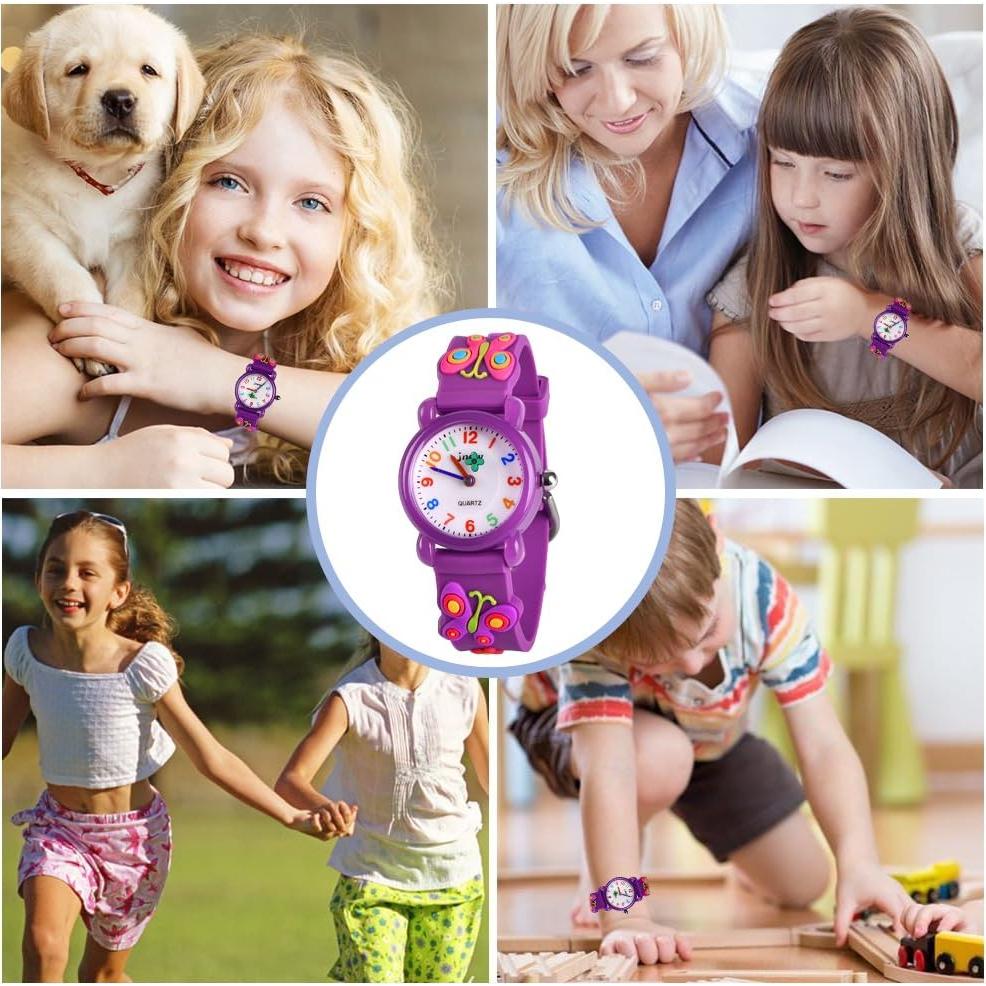 Reloj Infantil Dodosky Mariposa Púrpura 3-12 Años