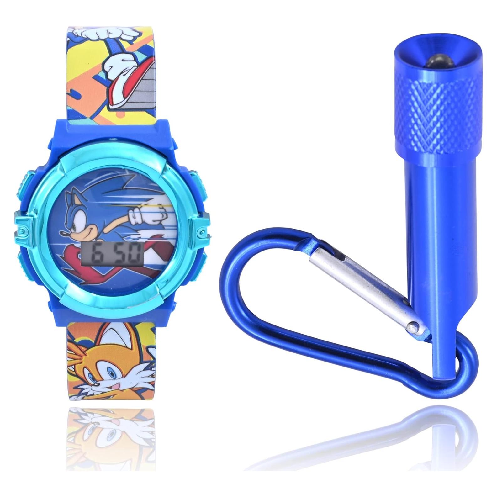 Reloj Digital para Niños Accutime Sonic - LED, LCD, Azul