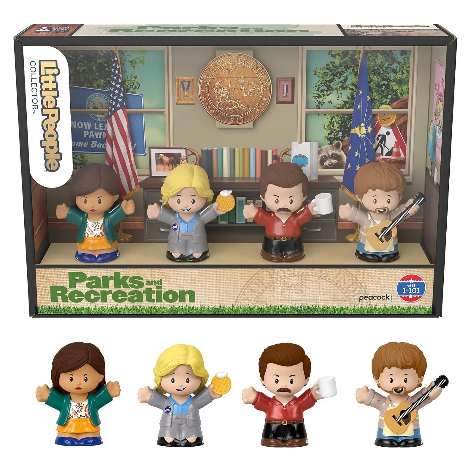 Conjunto Figuras Little People Collector Parks and Rec