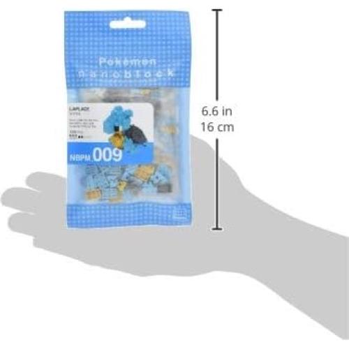 Nanoblock Pokémon Lapras 130 Piezas 4.57 cm Dificultad 2