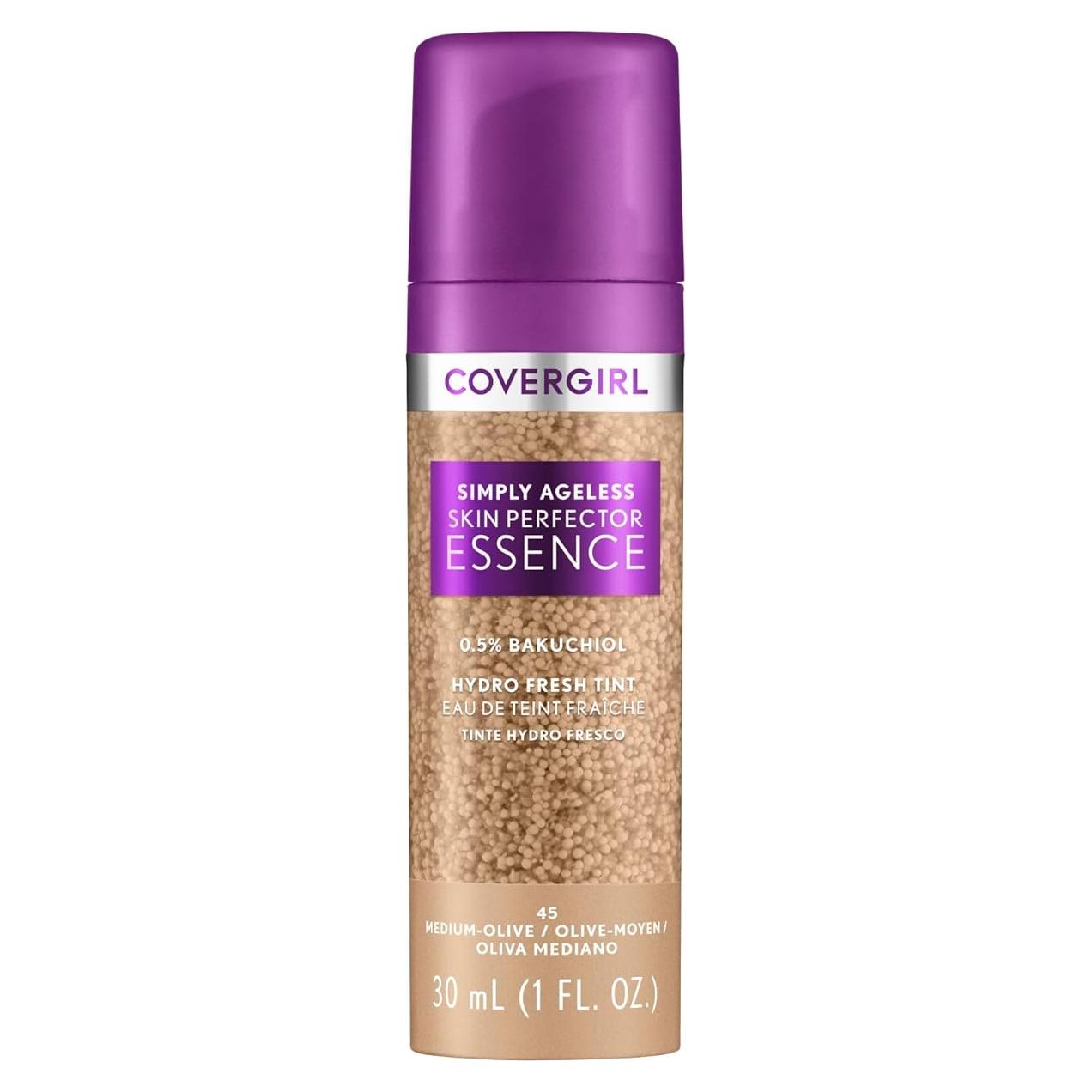Base de Maquillaje Híbrida Covergirl Simply Ageless 45 Medio-Oliva 28.35g