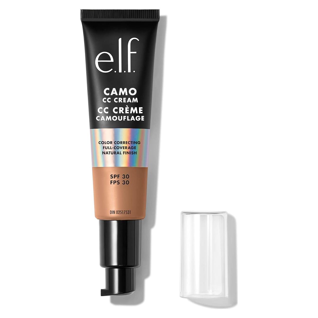 Crema CC Camo e.l.f. SPF 30 56.4g Cobertura Media a Completa