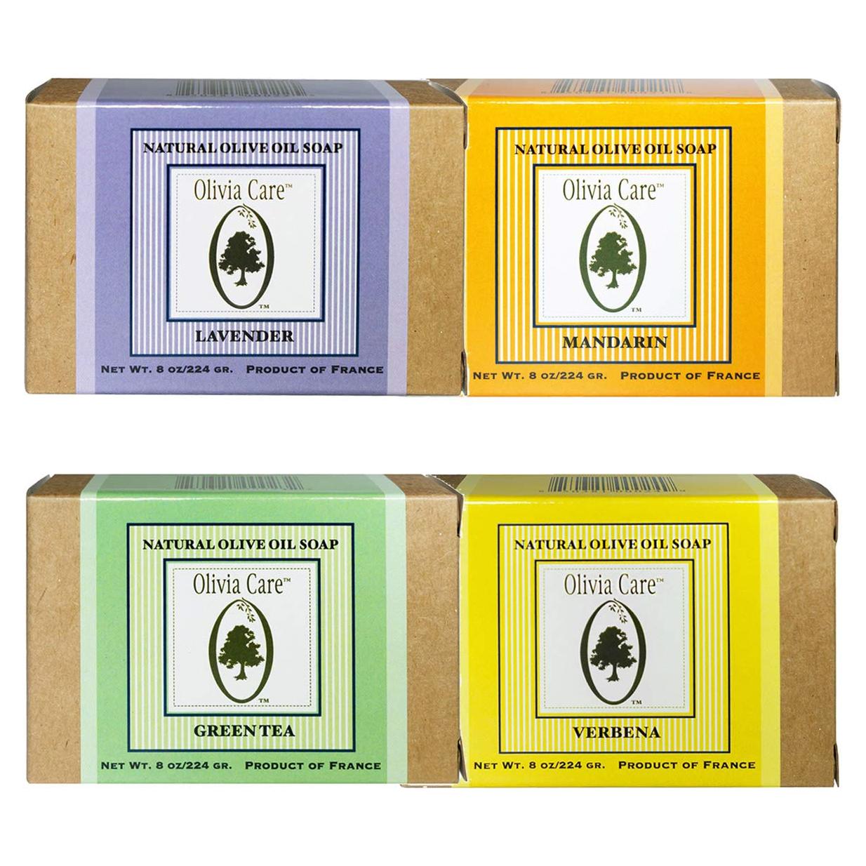 Jabones Naturales de Oliva Olivia Care - 4 Fragancias 227g