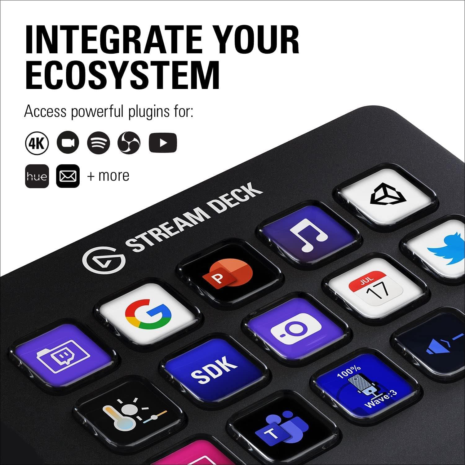 Elgato Stream Deck MK.2 - Controlador 15 Teclas LCD Personalizables