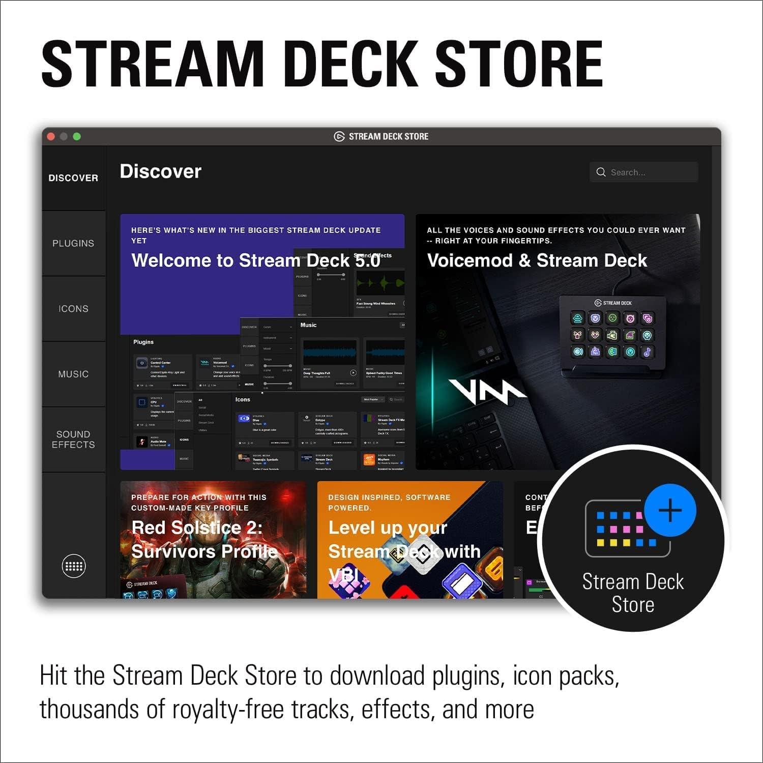 Elgato Stream Deck MK.2 - Controlador 15 Teclas LCD Personalizables