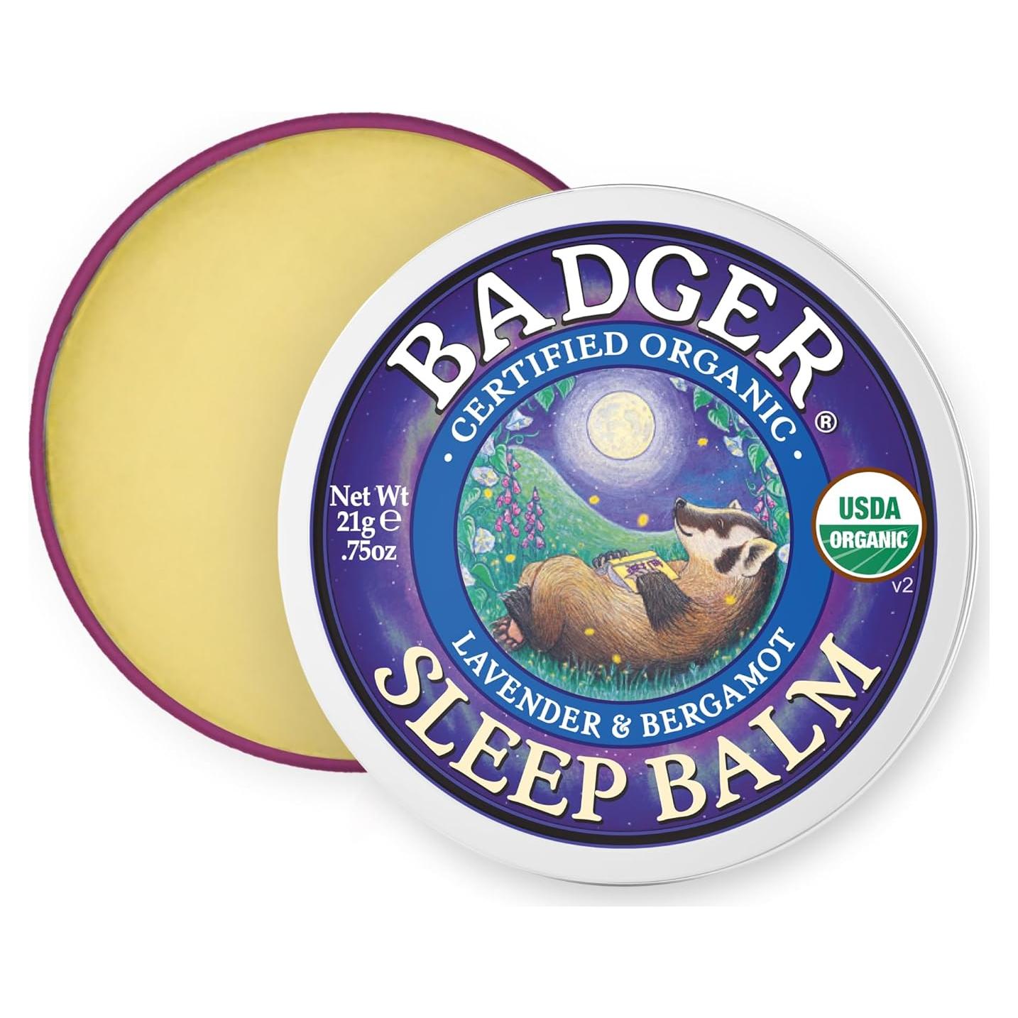 Bálsamo para Dormir Badger 21.26 g - Aromaterapia Orgánica