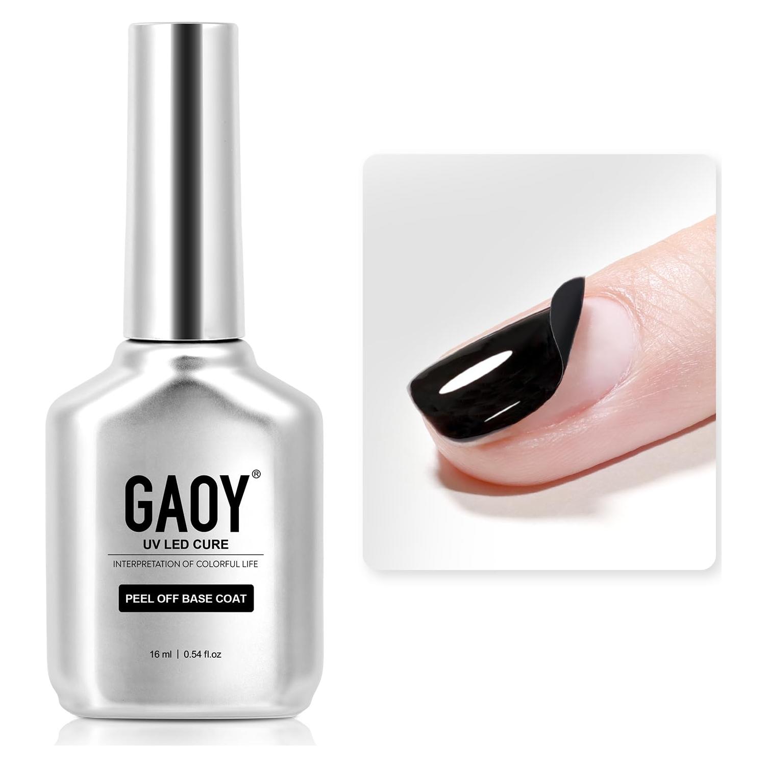 Base Coat Despegable GAOY 16ml para Esmalte de Uñas en Gel