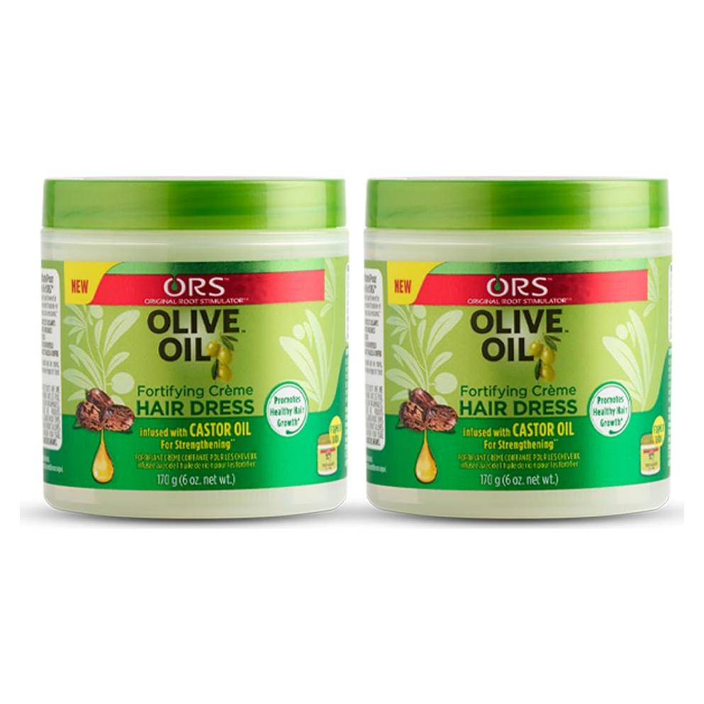 Crema Fortificante para Cabello ORS Aceite de Oliva 340g (2 Unidades)