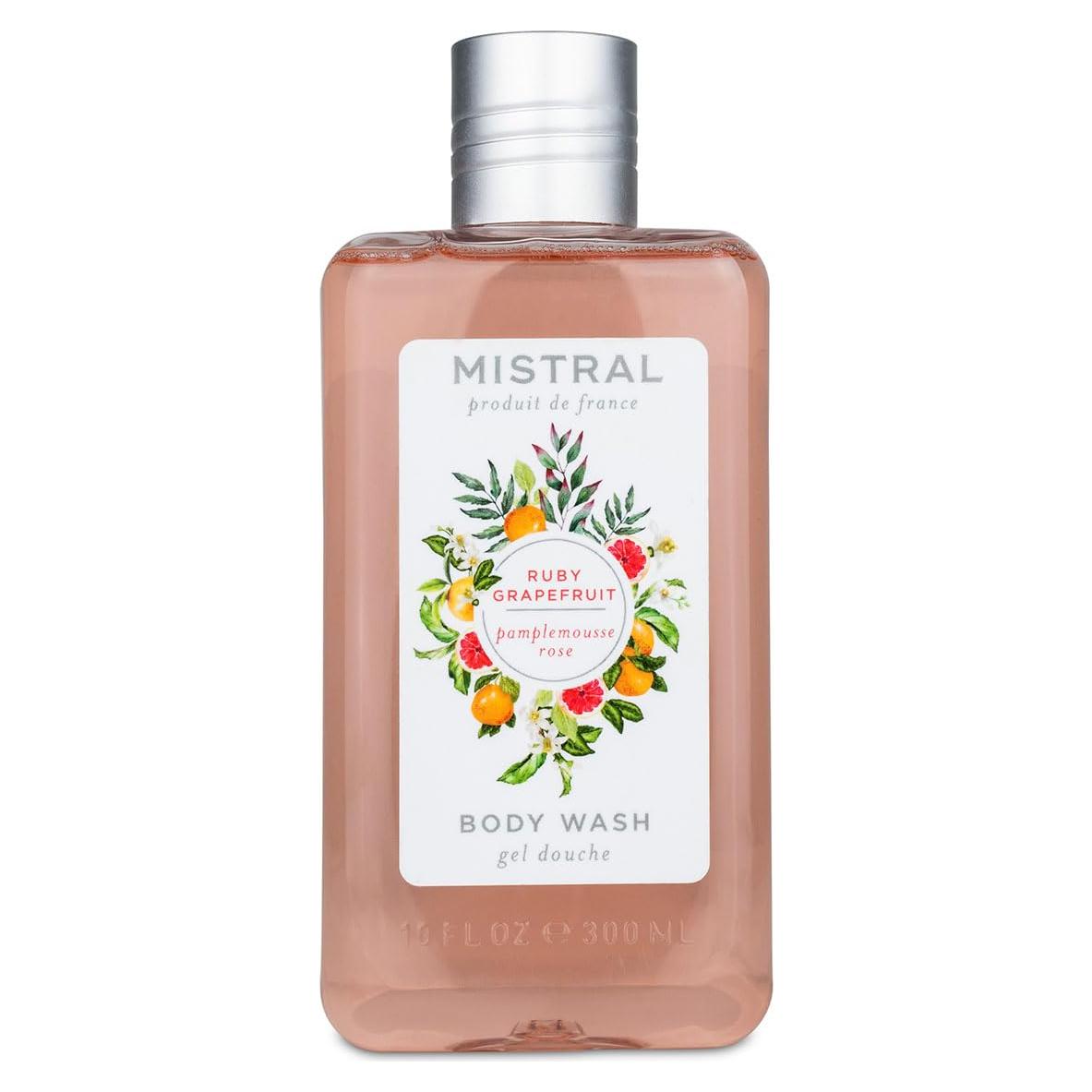 Gel de Ducha Mistral Ruby Grapefruit 295 ml con Aloe y Manzanilla