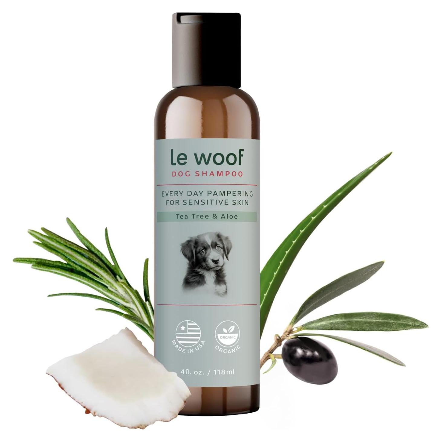 Champú Orgánico para Perros Le Woof 4oz - Piel Sensible