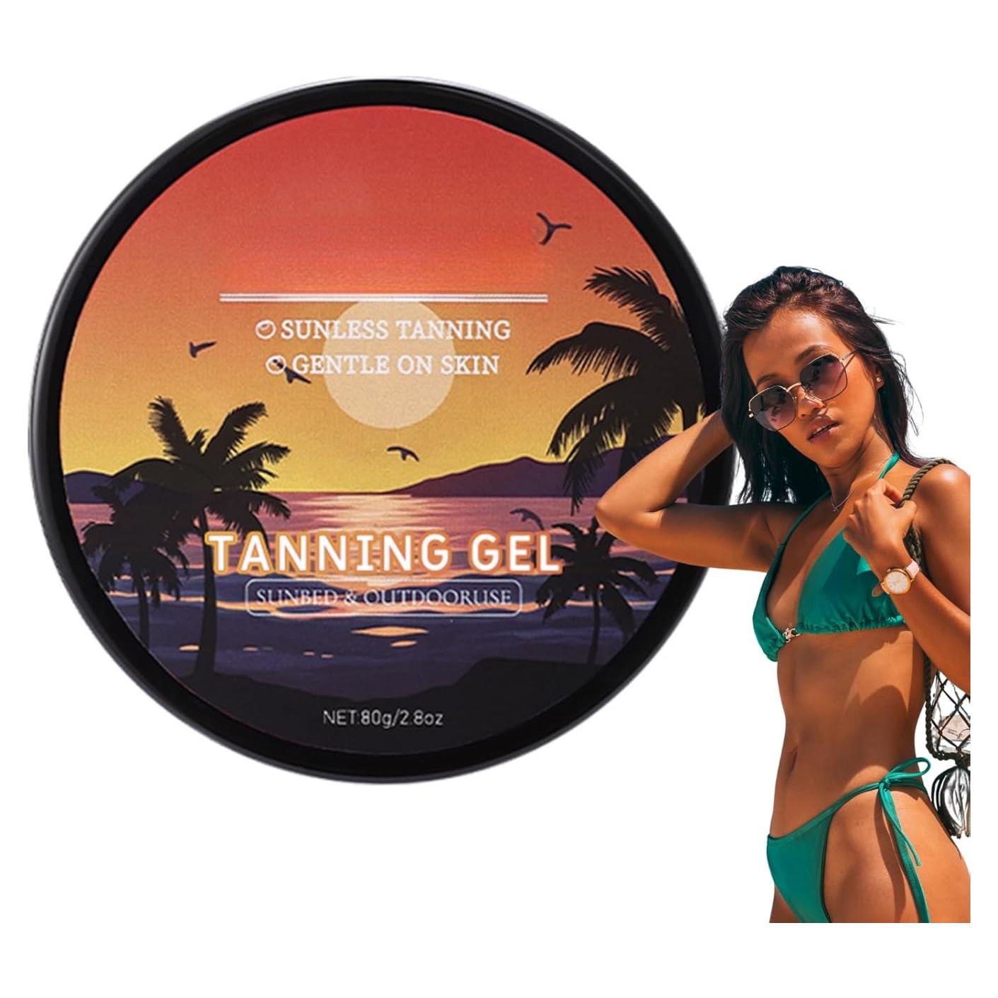 Gel Bronceador Hidratante Facekaot 132g para Camas y Sol