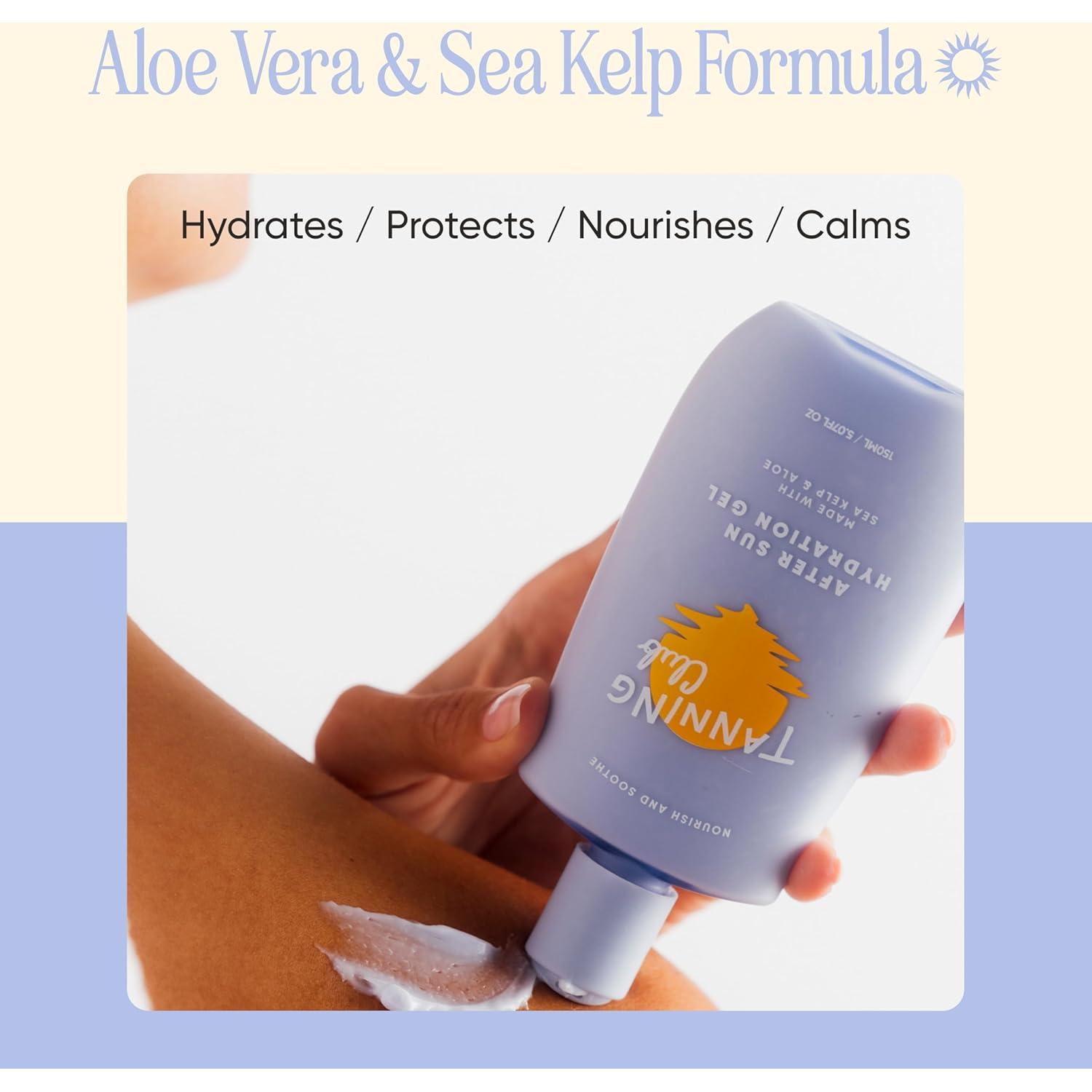 Gel After Sun Tanning Club 150ml - Aloe Vera y Algas Marinas