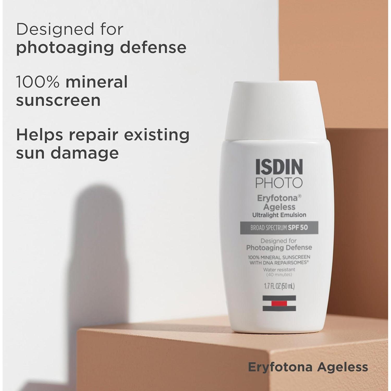 Protector Solar ISDIN Eryfotona Ageless SPF 50+ Tinte 50 ml