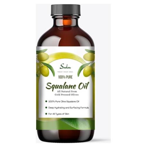 Aceite de Escualano Puro Sulu Organics 226.8 ml - Hidratante