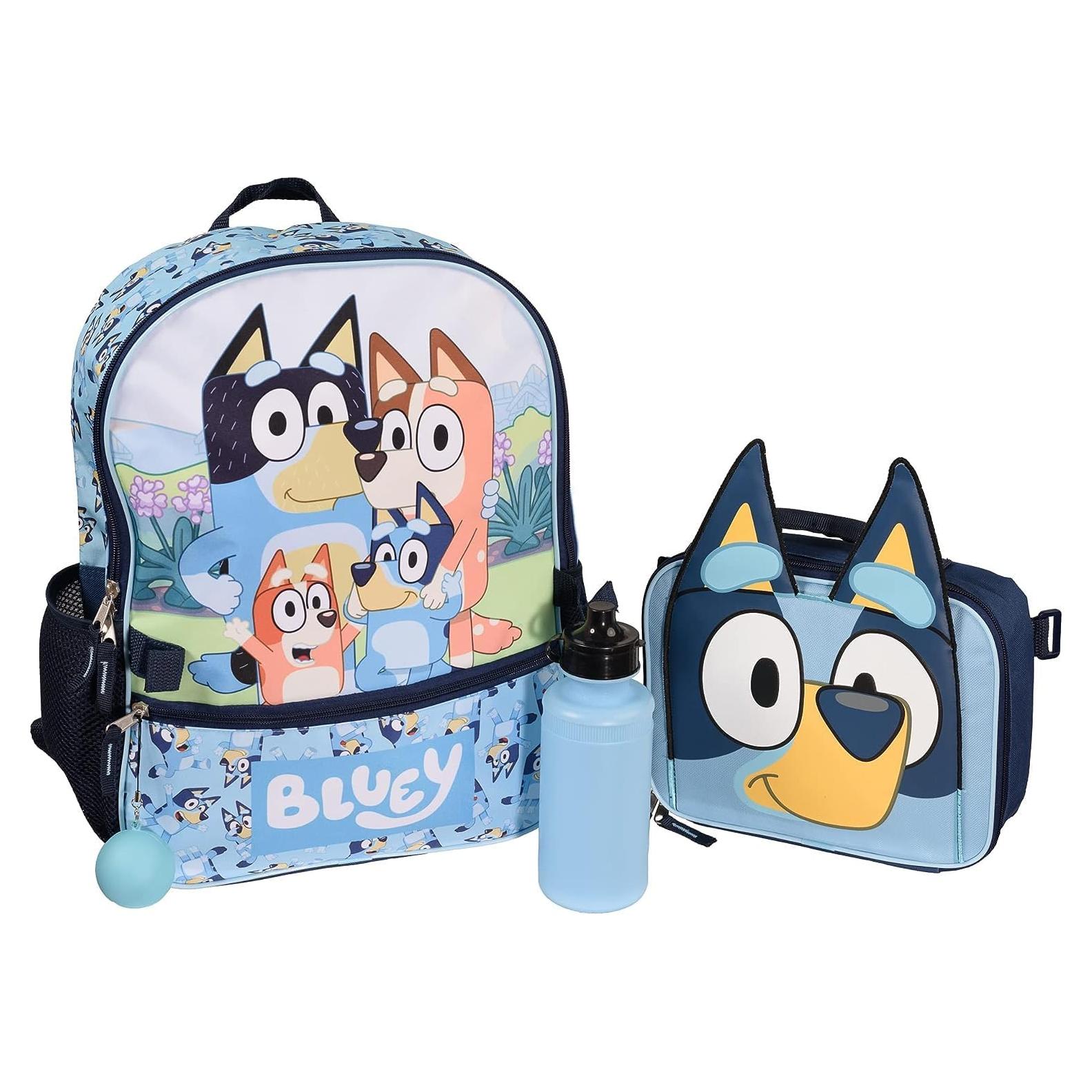 Set de Mochila Bluey 4 Piezas 40,64 cm para Niños