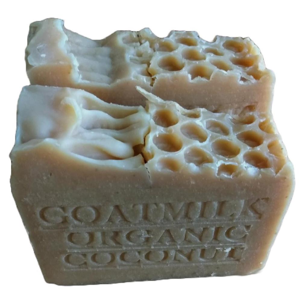 Jabón Orgánico de Leche de Cabra y Coco 198g - Jabones Naturales