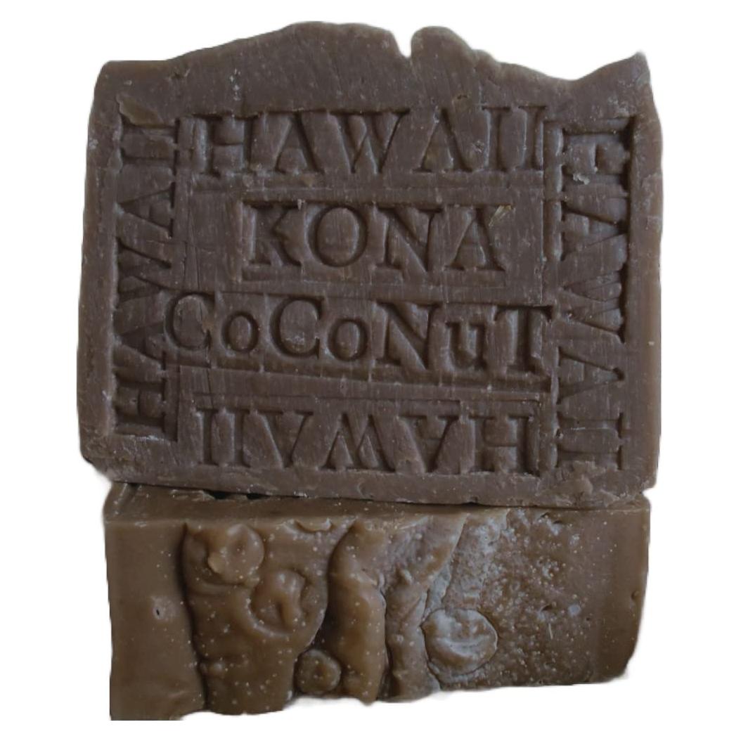 Jabón Artesanal de Café Kona y Leche de Coco Orgánica 198g