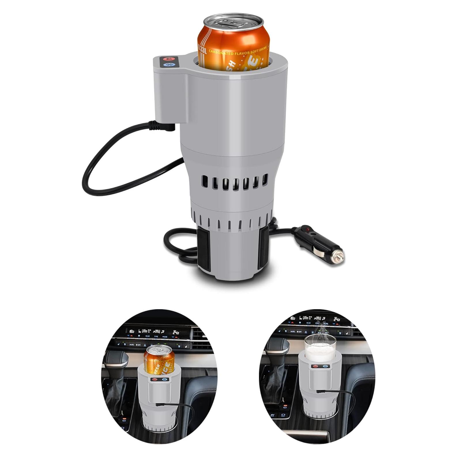 Taza de Café Inteligente ZenRui Gris 12V/24V Calienta y Enfría