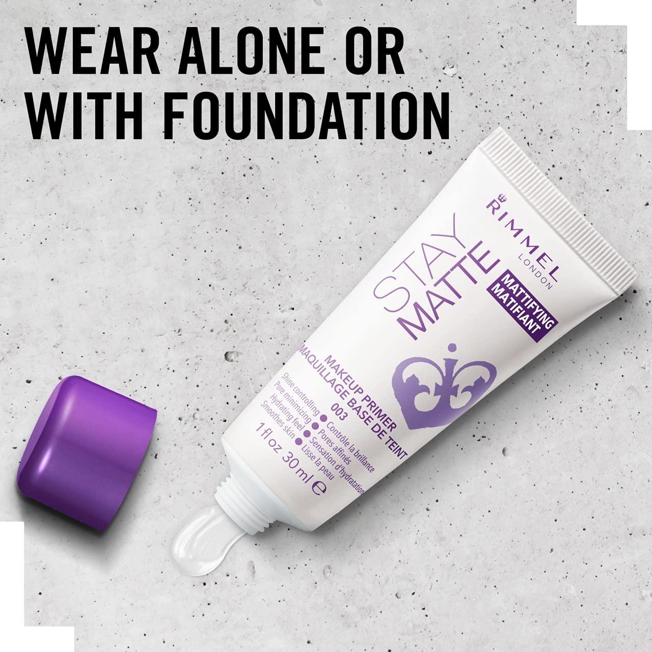 Rimmel London Stay Matte Primer 28g - Controla Brillo y Pores