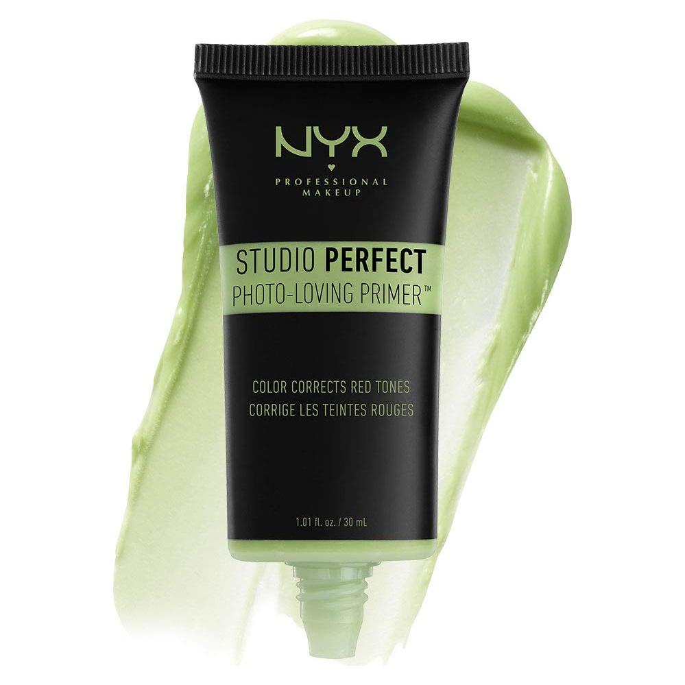 Primer Facial Vegano NYX Studio Perfect Verde 30 ml - Corrección de Color