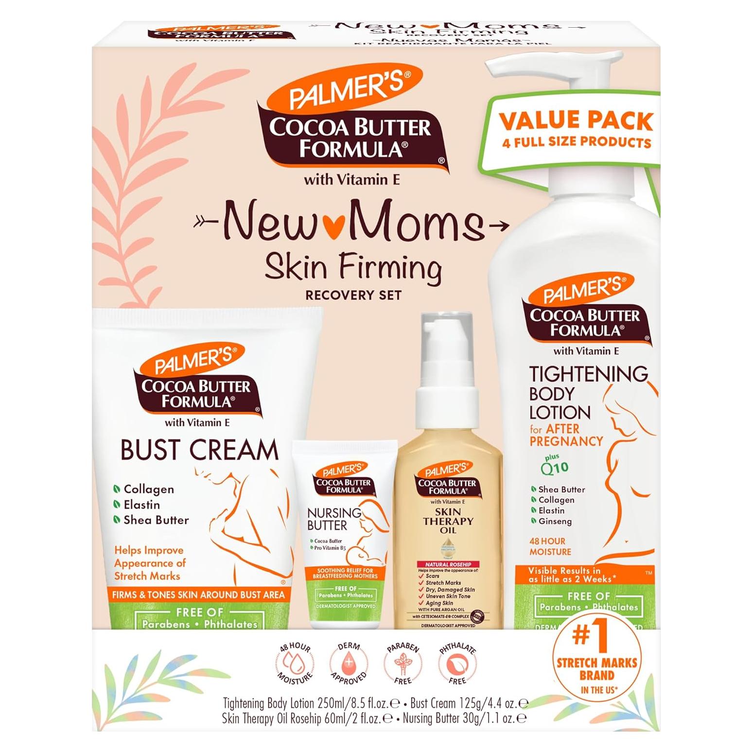 Set de Recuperación de Piel para Nuevas Mamás Palmer's - 4 Piezas