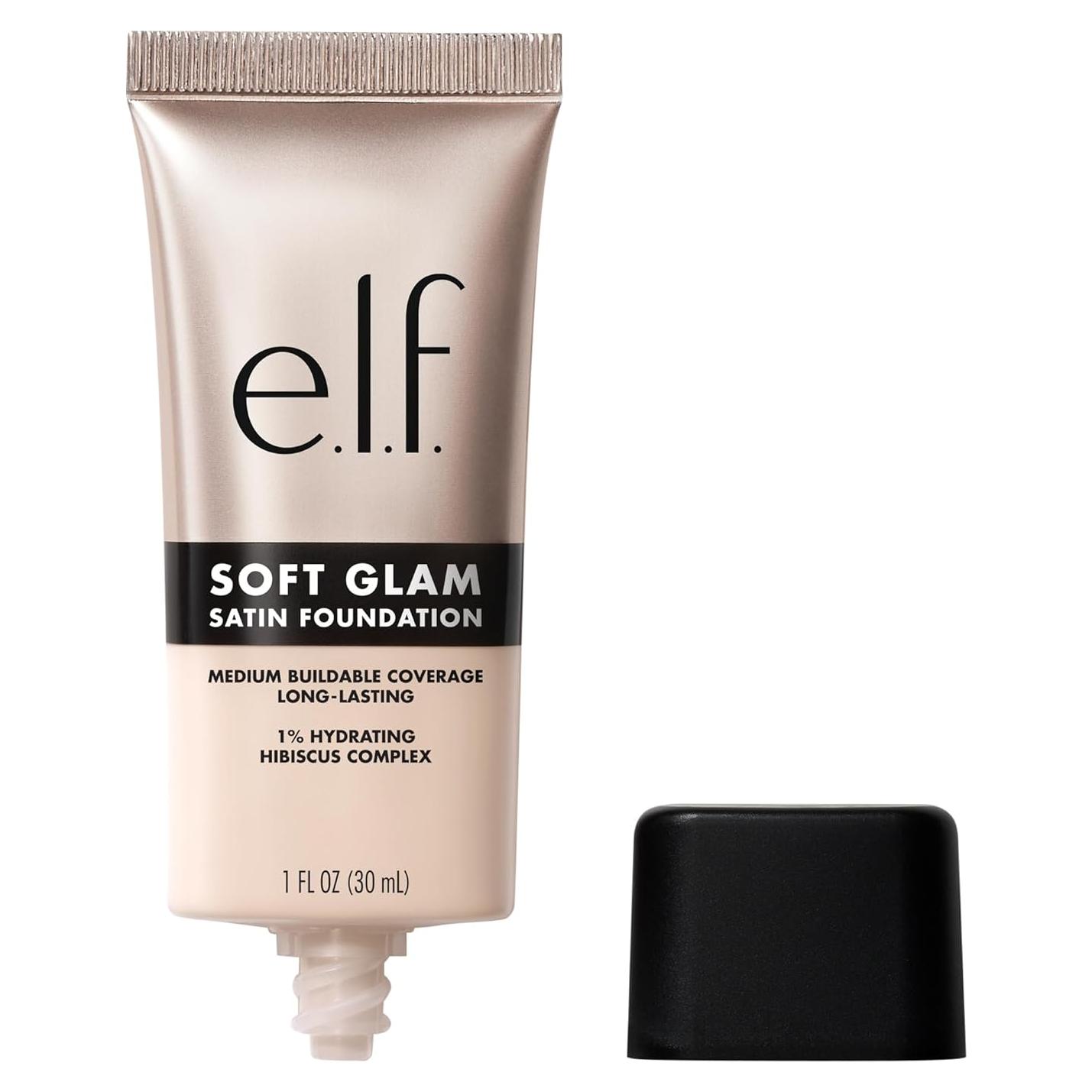 Base Satinada Glamour Suave e.l.f. 10 Justo Frío 40g