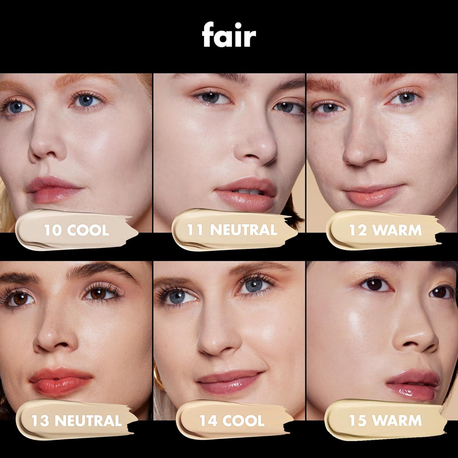 Base Satinada Glamour Suave e.l.f. 10 Justo Frío 40g