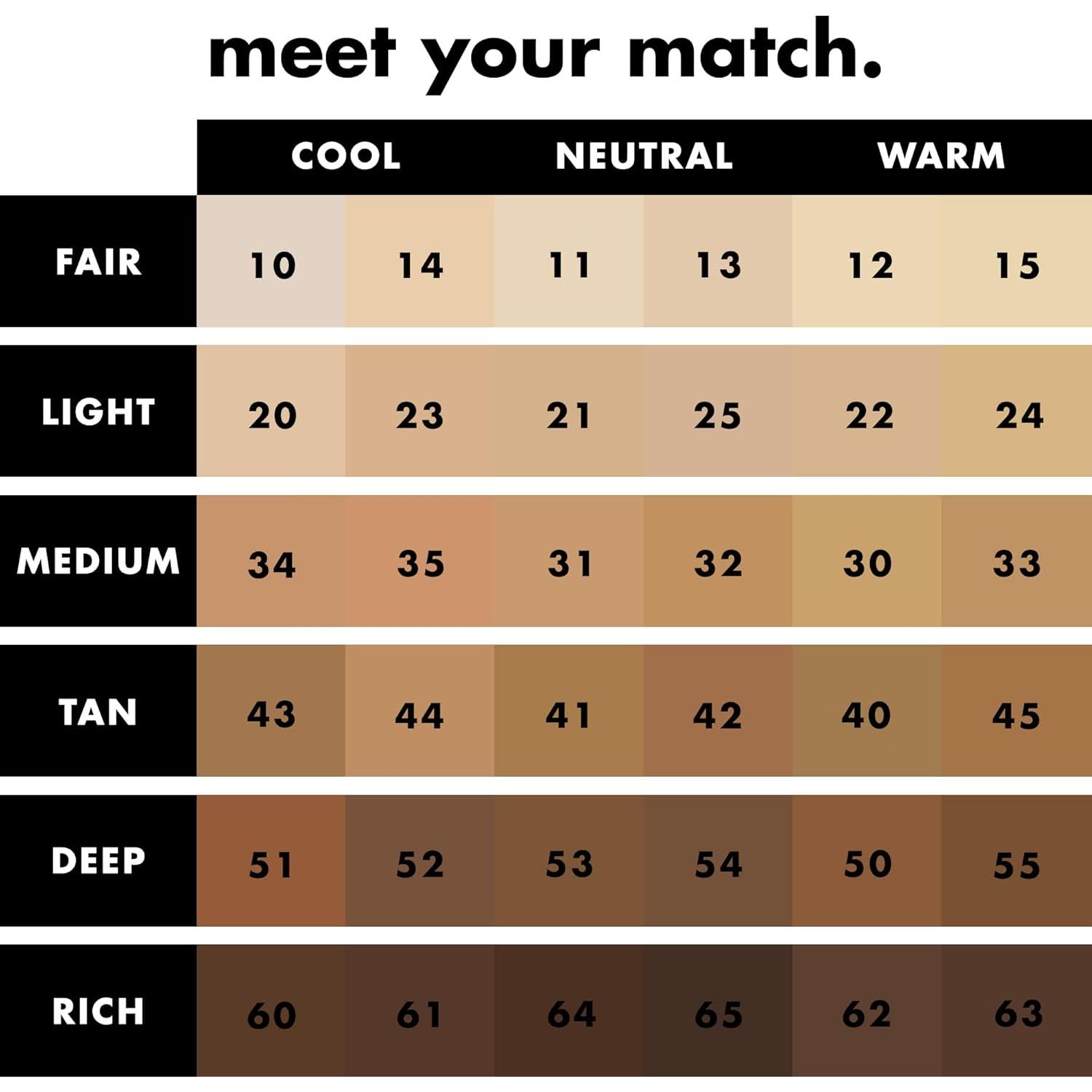 Base Satinada Glamour Suave e.l.f. 10 Justo Frío 40g