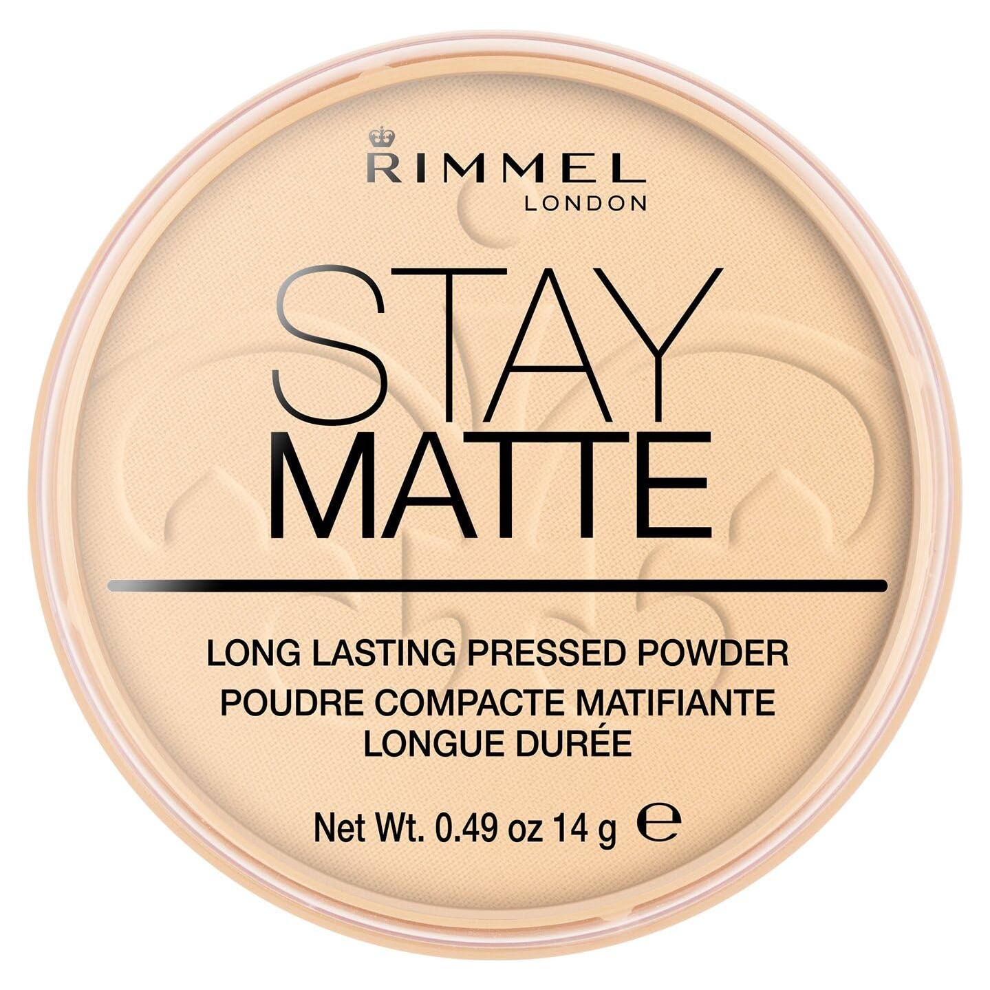 Polvo Compacto Rimmel London Stay Matte 13.88g Transparente