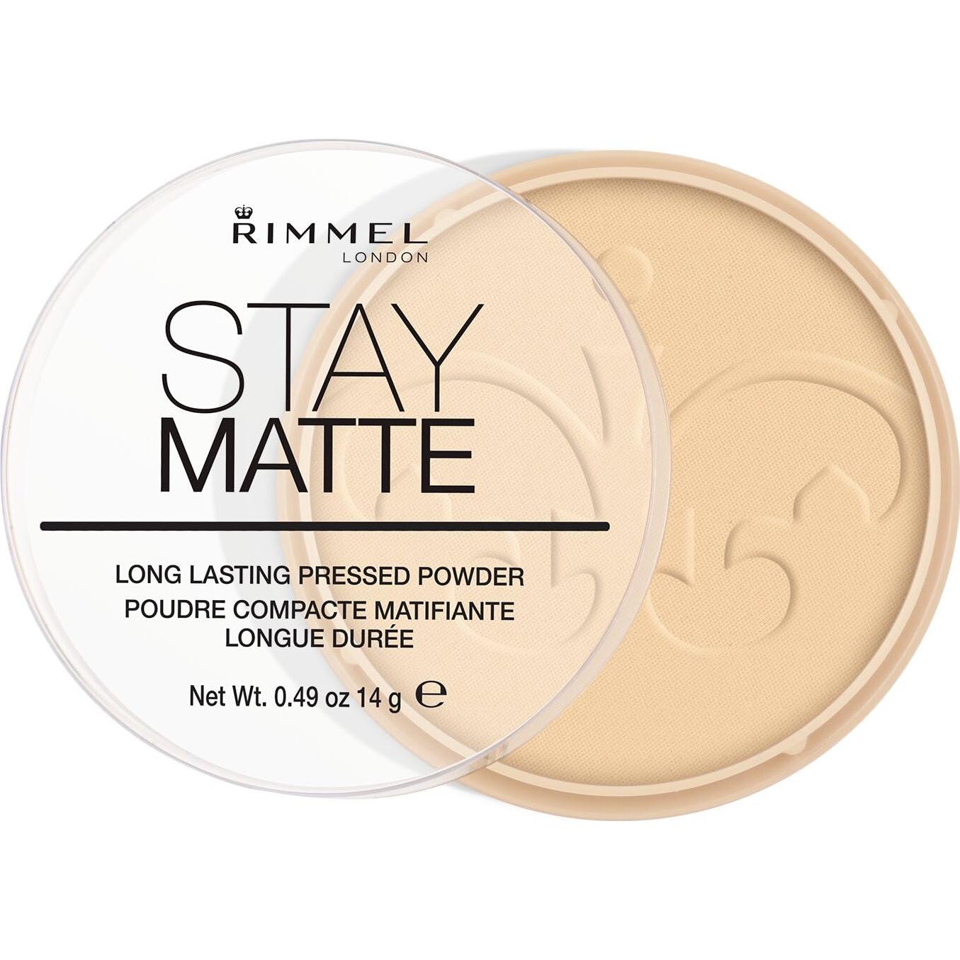 Polvo Compacto Rimmel London Stay Matte 13.88g Transparente