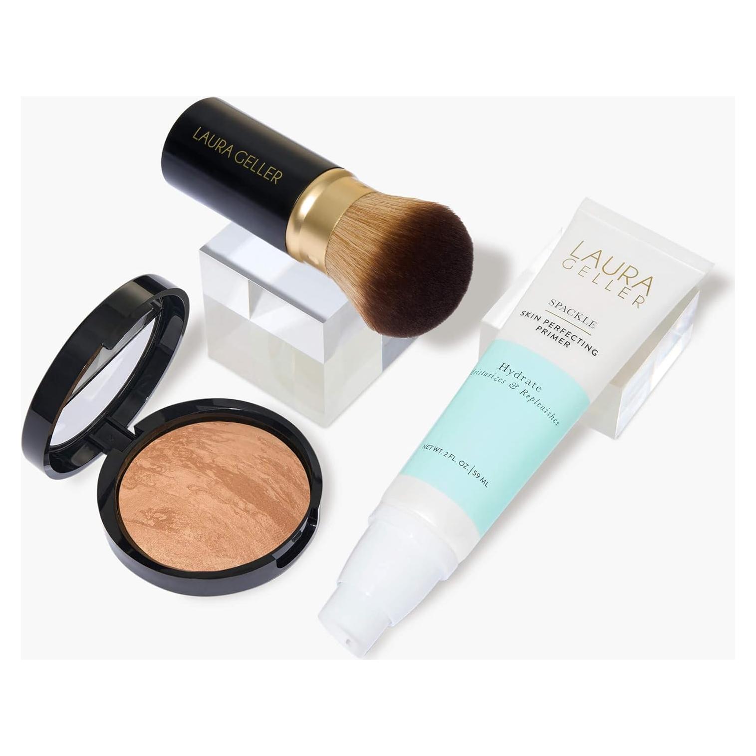 Kit de Maquillaje Laura Geller New York - Base, Primer y Brocha