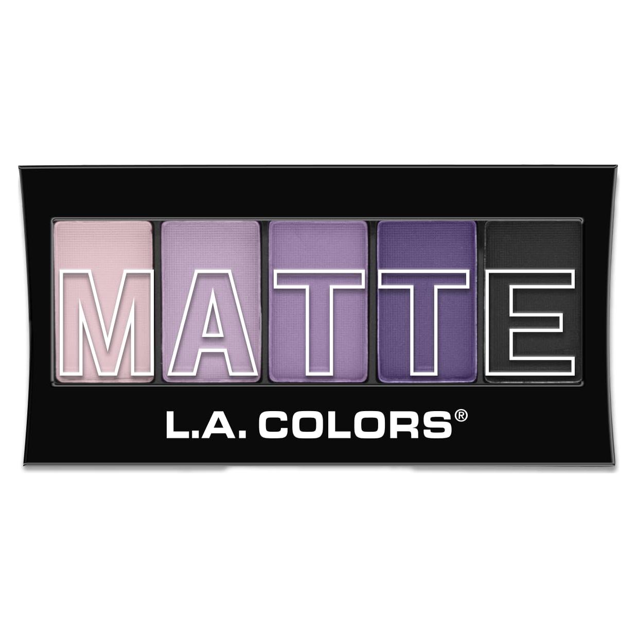 Paleta de Sombras Mate L.A. COLORS 5 Colores CEM473