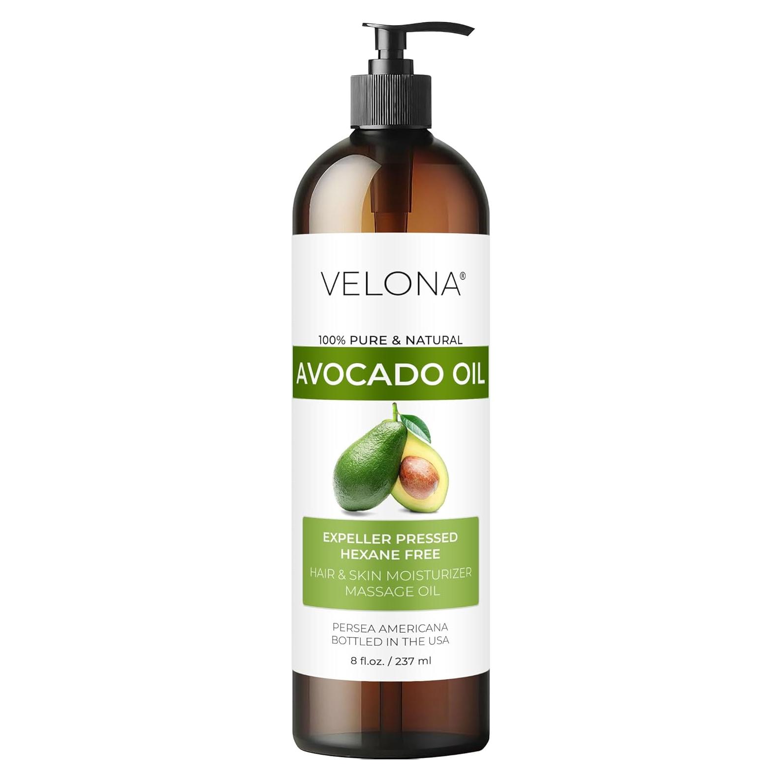 Aceite de Aguacate Velona 236 ml 100% Puro Prensado en Frío