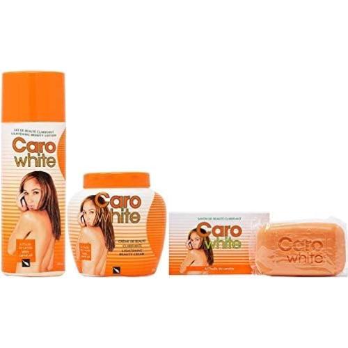 Set de Cuidado de Piel Caro White 287g Loción + Crema + Jabón