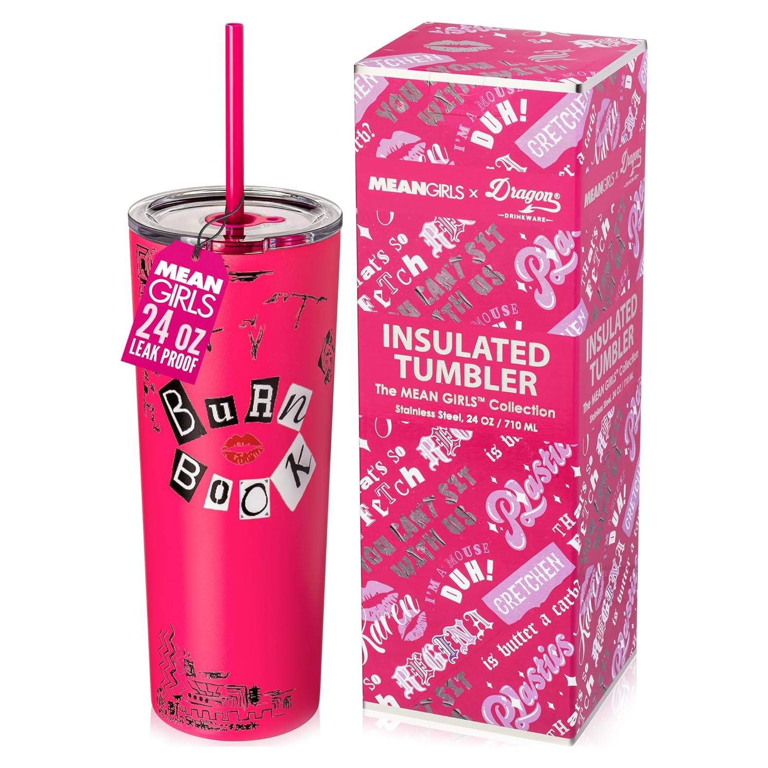 Vaso Aislado Dragon Glassware 24 oz Mean Girls Burn Book